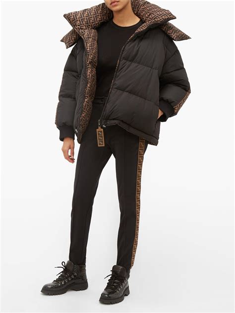 fendi roma puffer jacket|FENDI Puffer Down Jacket .